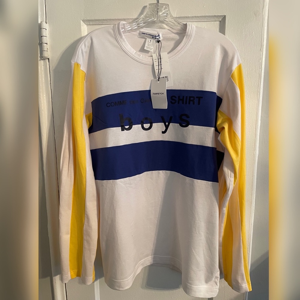 Comme Des Garçons Panel long-sleeved shirt Sz XL Brand New w/tags